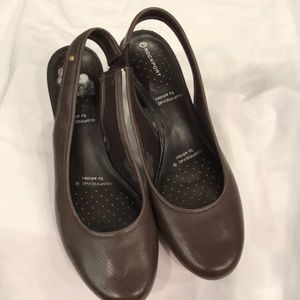 ROCKPORT adiPRENE -Adidas leather block heel pump